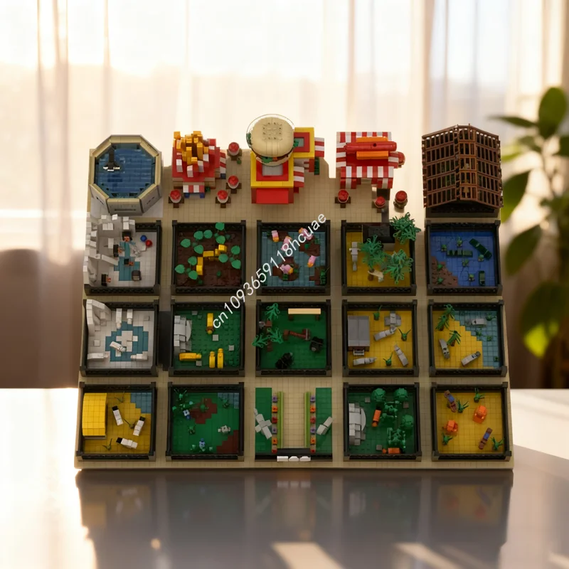 6682 قطعة MOC وحدات حديقة الحيوان بناء MOCs نموذج مصغر بناء هدية الكريسماس كتل اللعب العمارة تجميع فكرة عيد ميلاد الاطفال #1