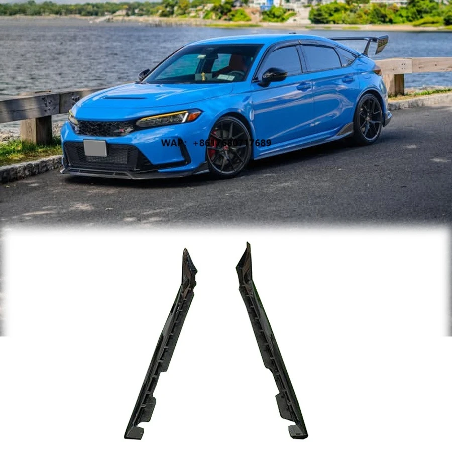 

Wholesale For Civic FL5 Type R Hot Sales High Quality Fitment Dry Carbon Fiber AD Style Side Skirts Body Kit