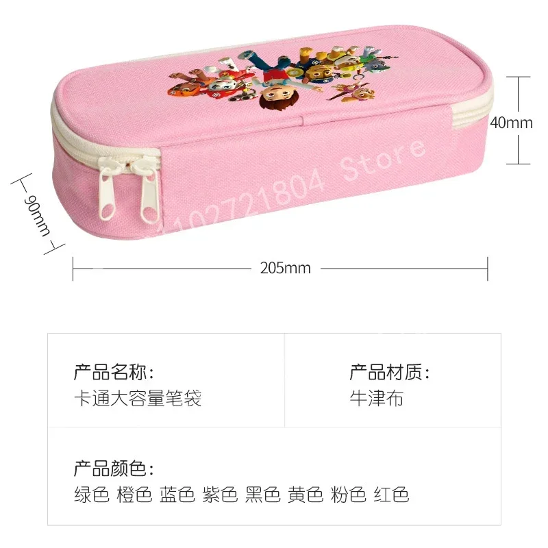 PAW Patrol Laminated Pencil Case Cute Cartoon Print  Double-deck High-capacity Pen Bag Holiday Gifts for Child Anime Peripherals