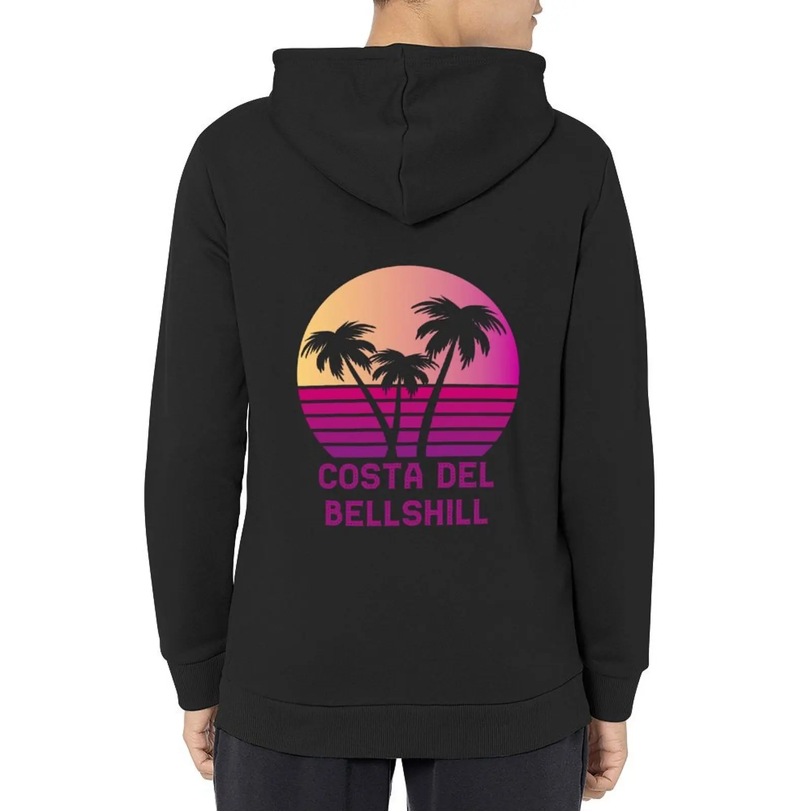 

COSTA DEL BELLSHILL Funny North Lanarakshire Design Hoodie autumn japanese style korean autumn clothes mens hoodie