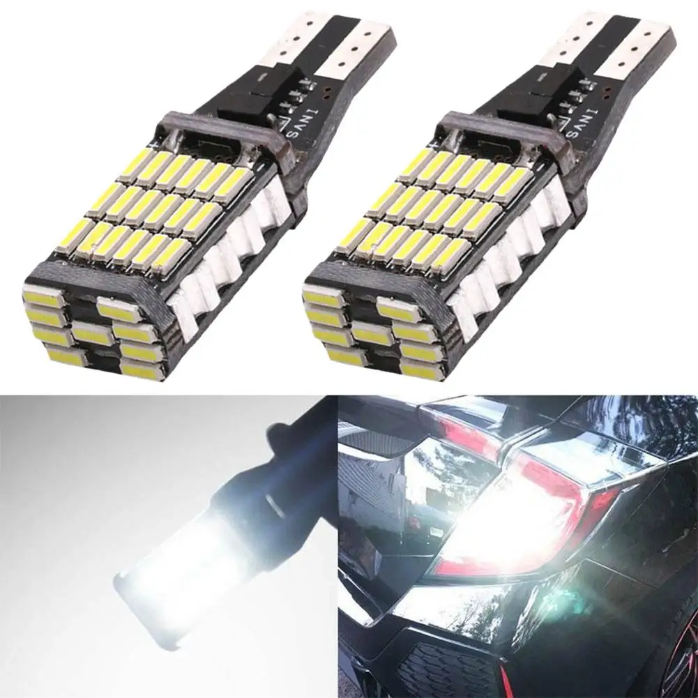 2pcs Super Bright 1200LM T15 LED Reversing Bulbs Super Bright White LED Bulb For Car Backup Reverse Light 912 921 T15 W16