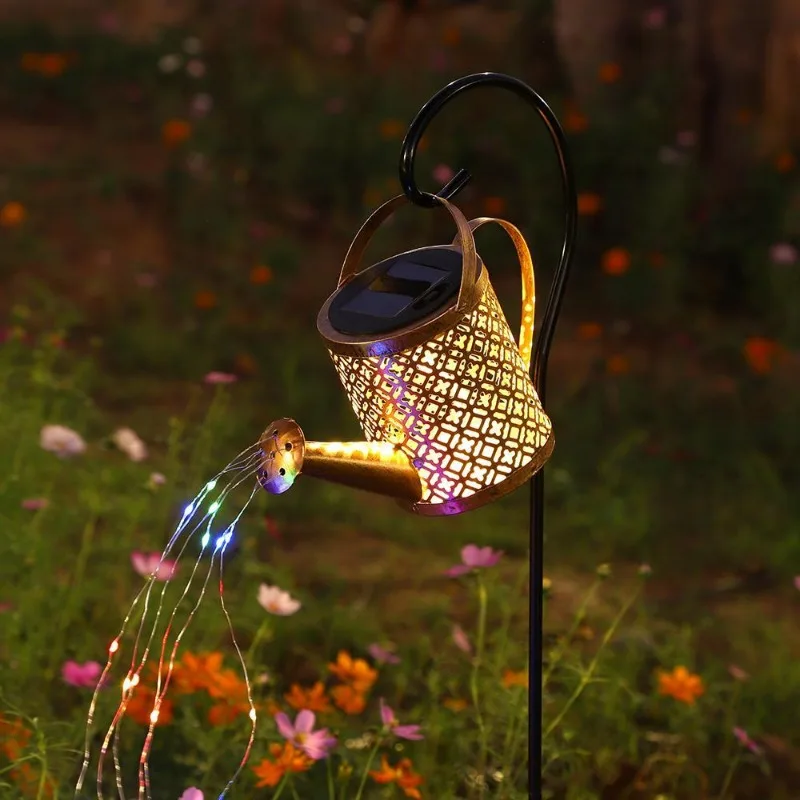 Solar Light Kettle Light Outdoor Waterproof Garden Kettle Lawn Landscape Ground Plug-in Decorative Light