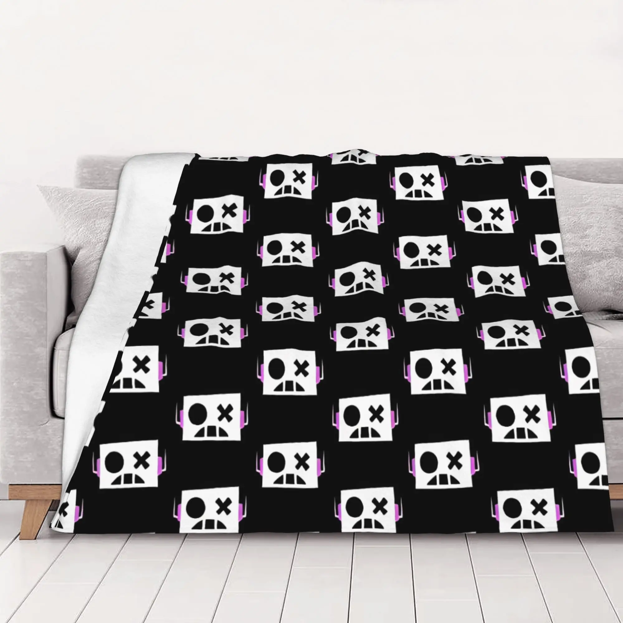1PC home Cutecore Classic Murder Drones Blanket Super Cosy Plush Home Living Room Sofa halloween