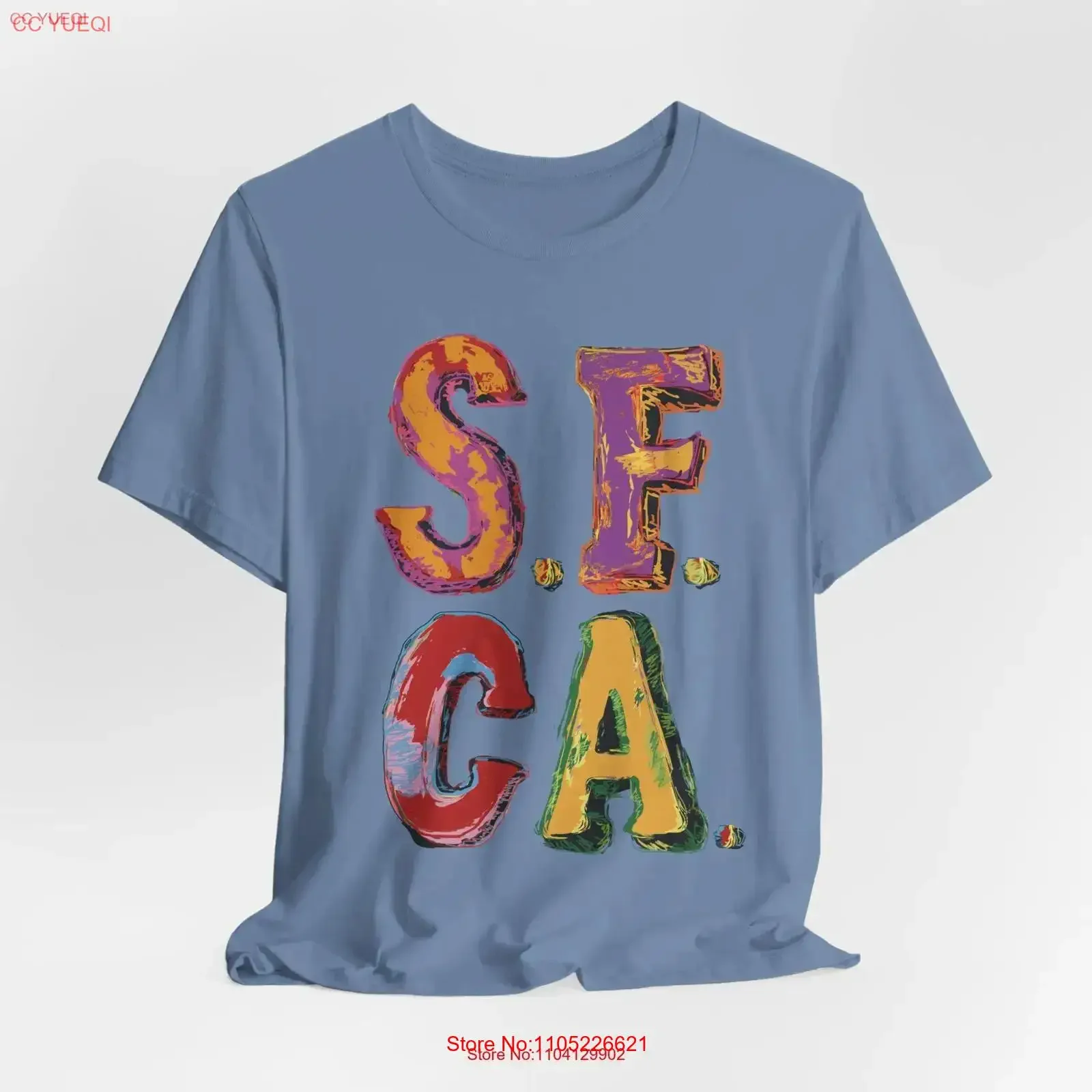 San Francisco Typography T Shirt Travel Unique California for her Vintage Style vintage Washed Comfortable Stretched Versatile