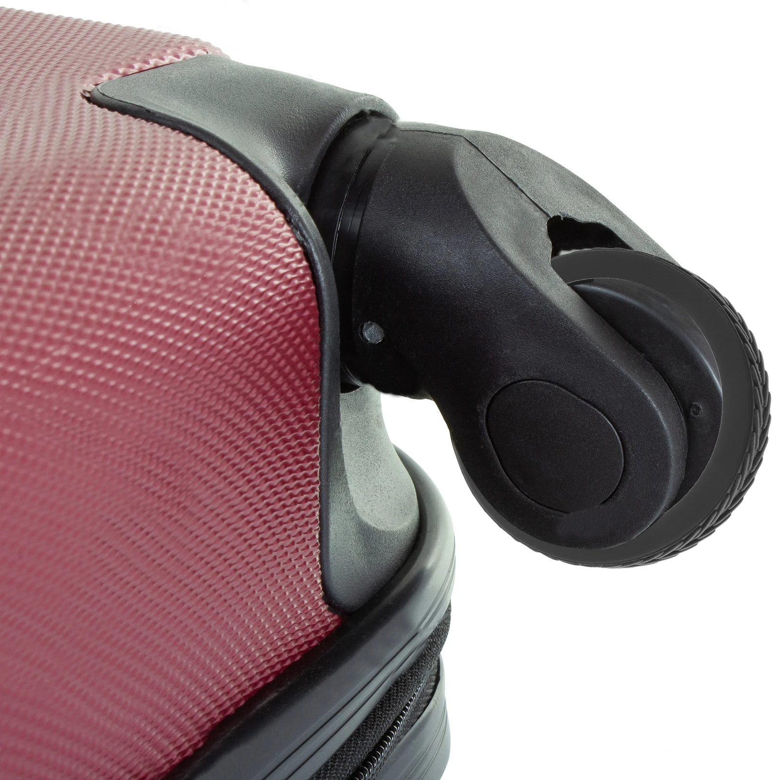 

8 Pcs Luggage Wheel Covers Silent Suitcase Wheels Protector Black Silicone Travel Accessories Noise Reduction