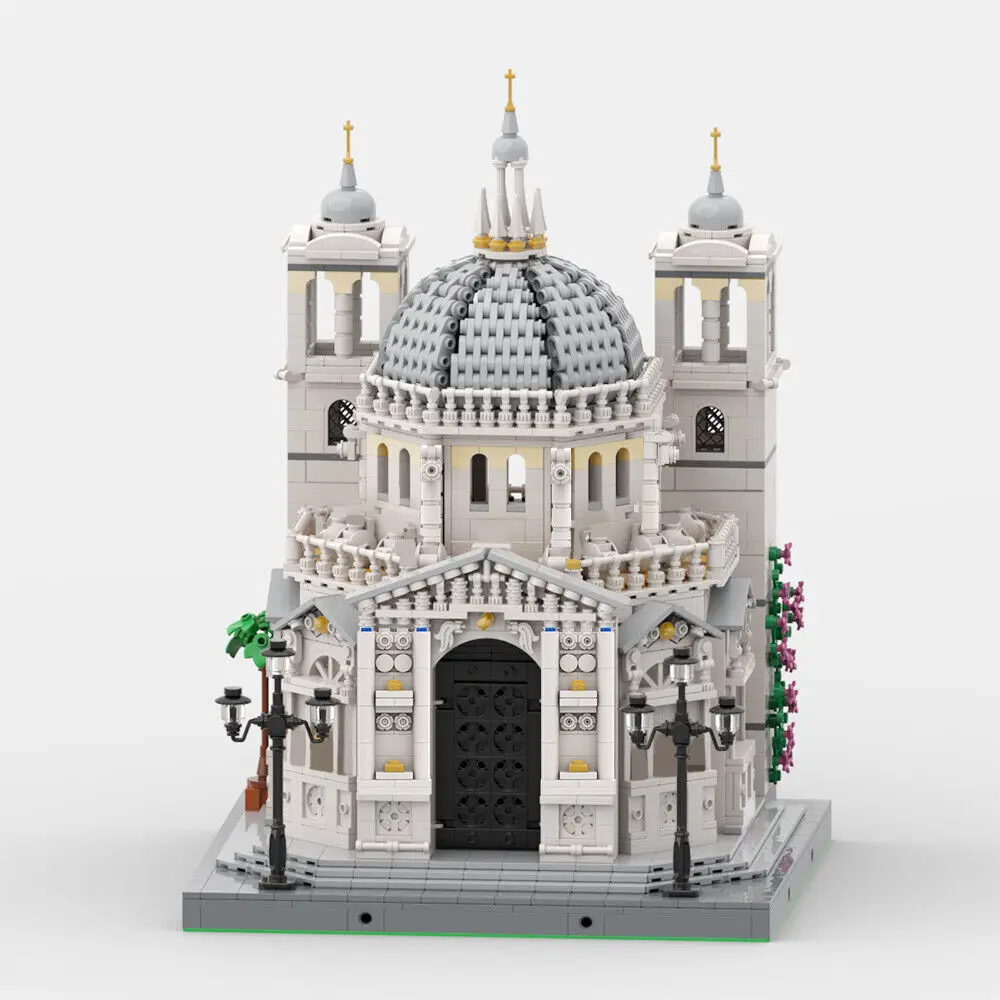 Santa Maria Della Salute Church Modular Baroque Building 4077 Pieces MOC Build