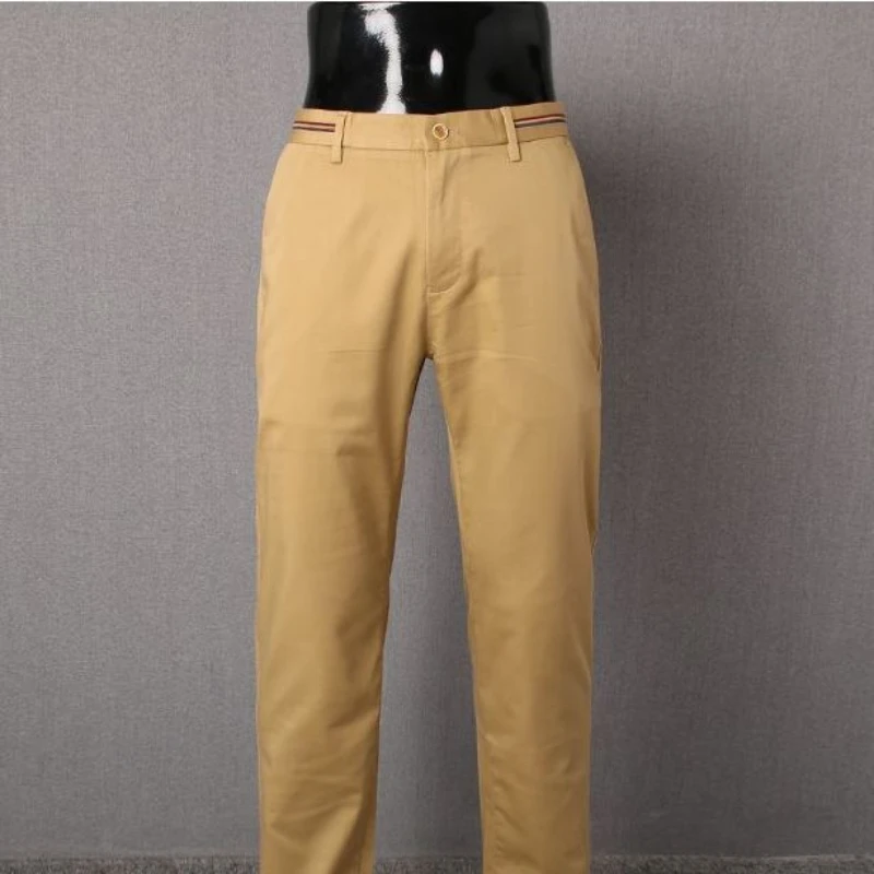 

Thin Style Men's Business Straight-leg Casual Pants Men's Iron-free Micro-stretch Trousers JJ358