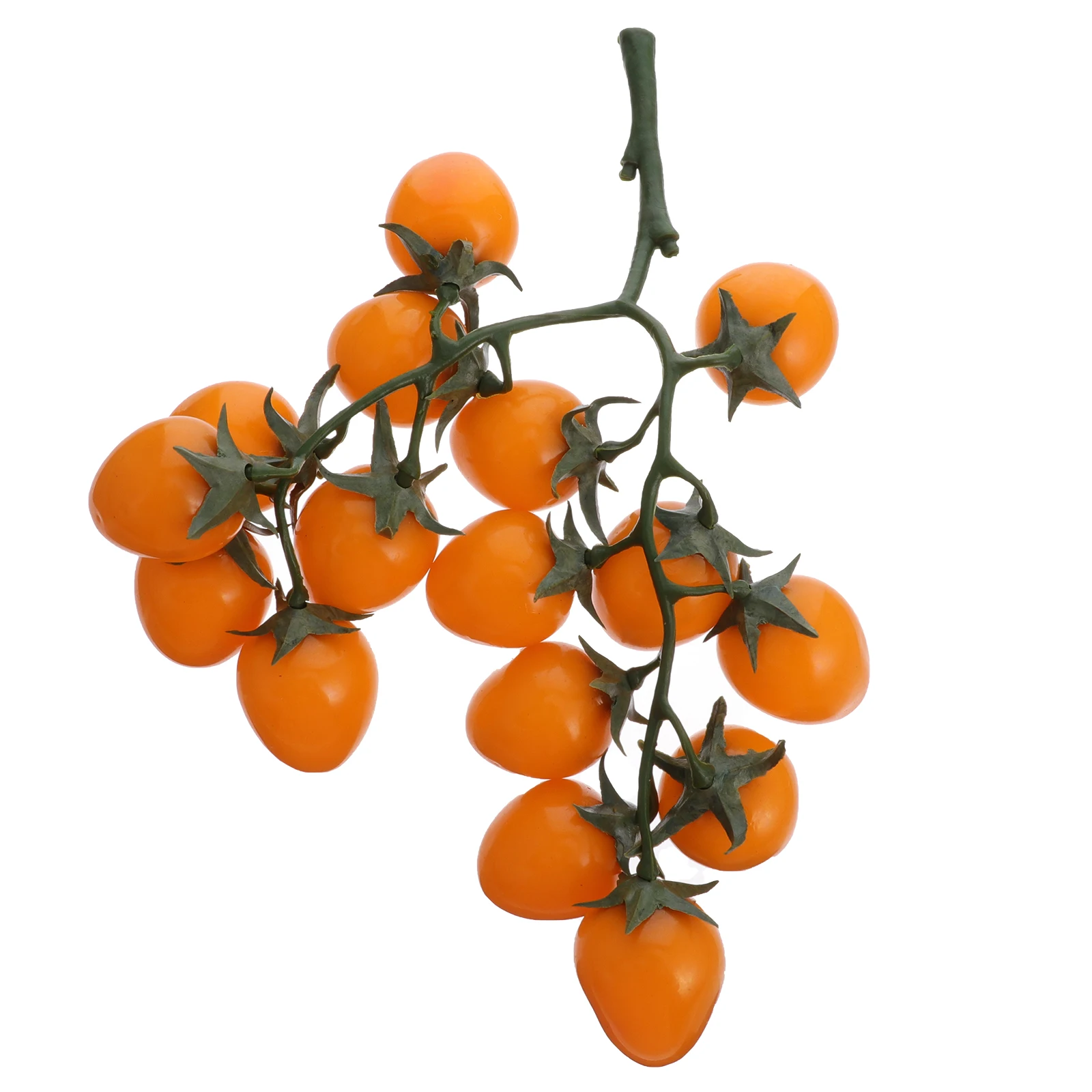 

Realistic Fake Cherry Tomatoes 18 Pieces Artificial Tomato Decor for Store Home Decor Photography Background Props Ornamental