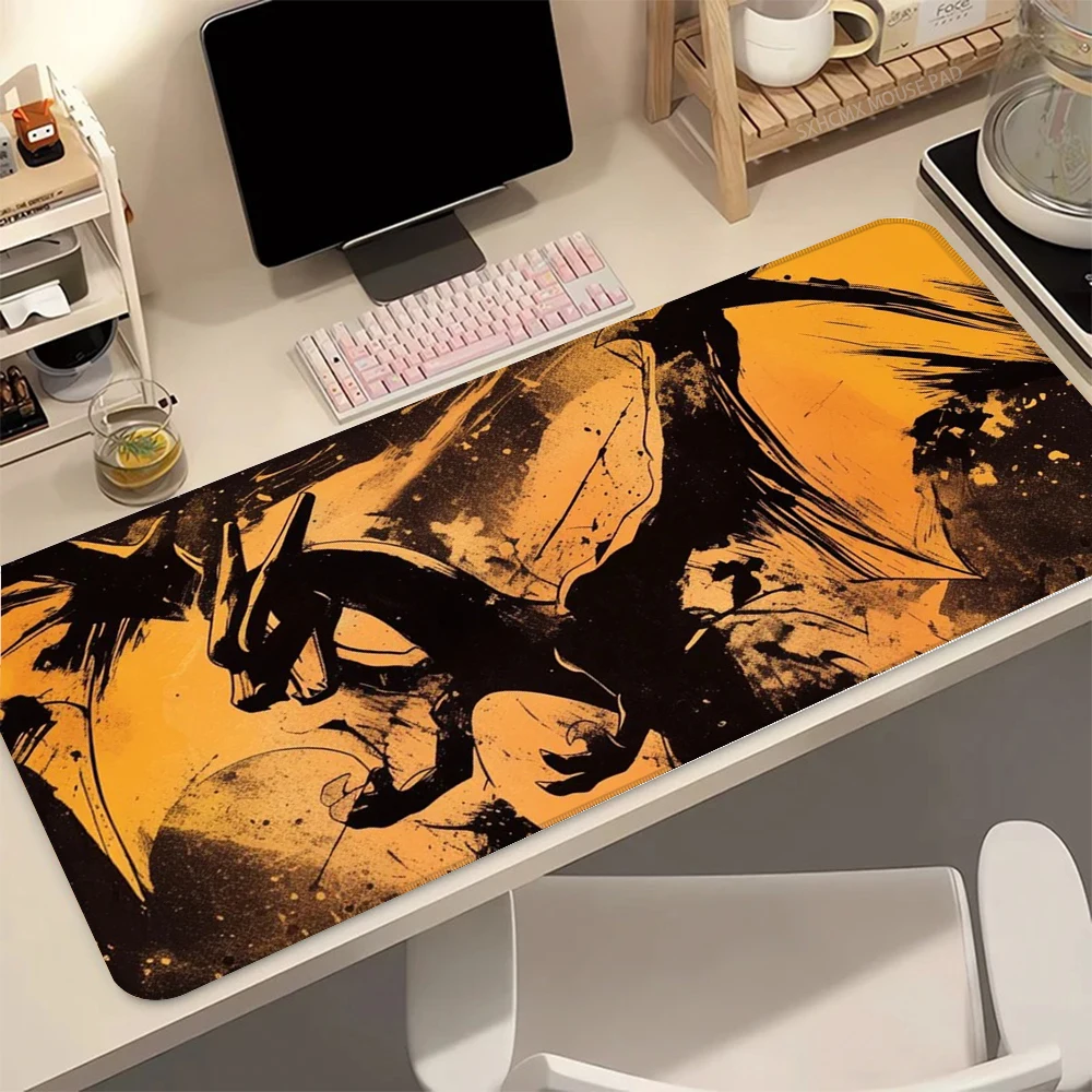 Gigantamax Charizard P-Pokemon Mouse Pad Large Extended Keyboard Mat Stitched Edges Ideal for Anime Collectors & Gamer Gifts - view 5