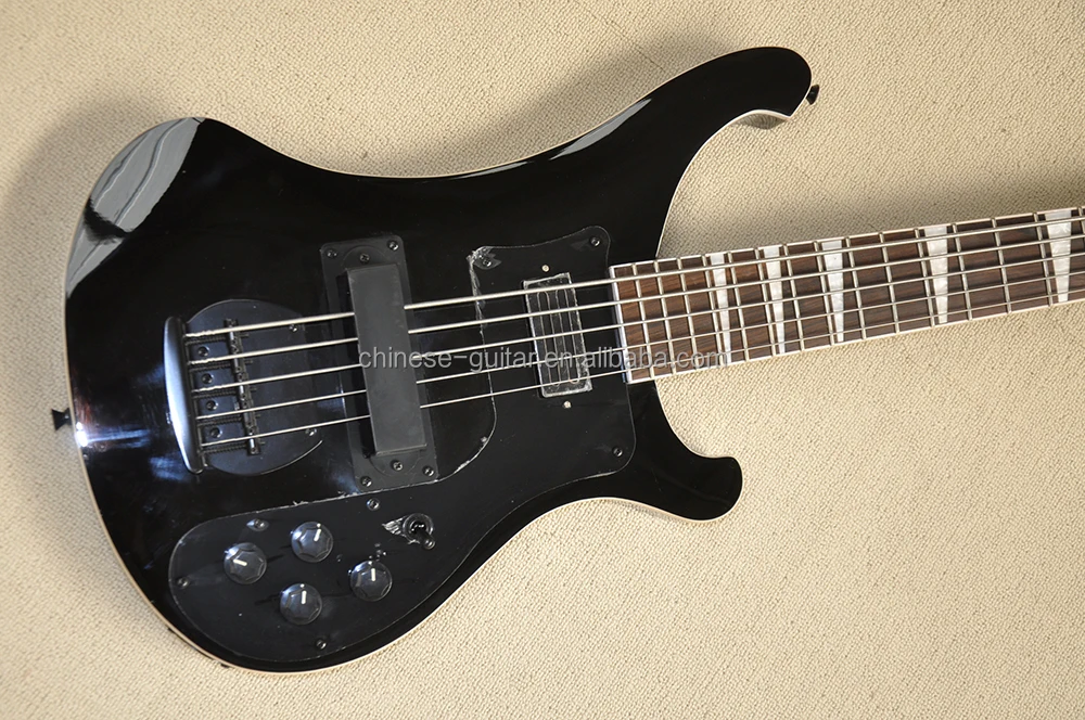 Flyoung Black Electric Bass Guitar 5 Strings Bass Cheap Price Electric Bass