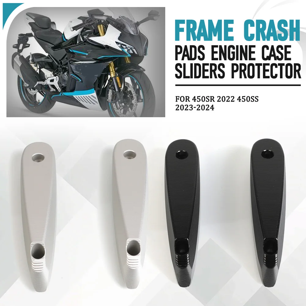 

For CFMOTO 450SR 2022 CFMOTO 450SS 2023-2024 Motorcycle Accessories Engine Crash Pads Frame Sliders Protector Anti-Fall Fairing