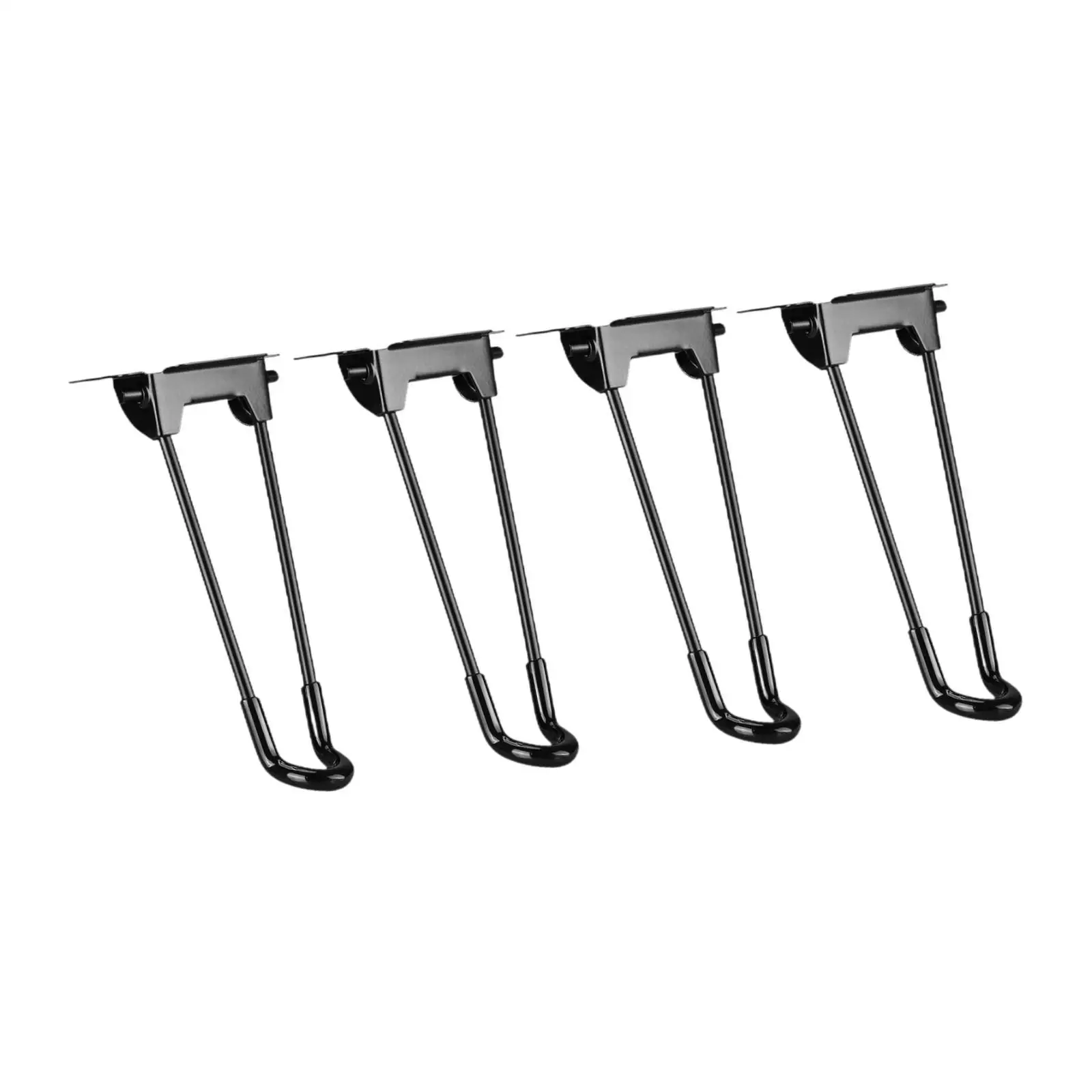 4Pcs Foldable Hairpin Table Legs Accessories Supplies Creative DIY Furniture Desk Legs Hair Clips Legs for End Table Bedroom