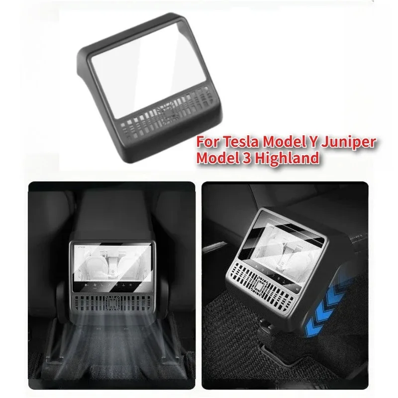 

For Tesla Model 3 Highland Model Y Juniper 2025 Rear Air Vent Protective Cover Screen Tempered Film Integrated Car Accessories