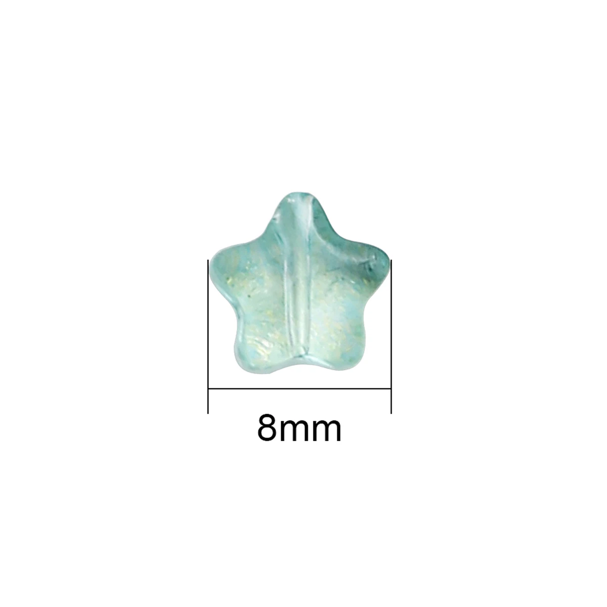 8mm Starry Night Glass Beads Vintage Style for DIY Jewelry Making, Earrings and Bracelet Craft