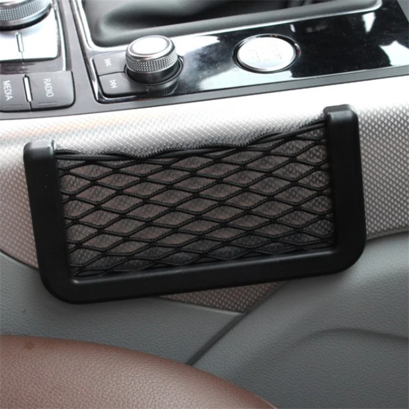 1PC Car organizer storage car mesh bag Storage Net Elastic Net Cargo Mesh Nets Car Caravan Bus Camping Vehicle Seat Back Mesh