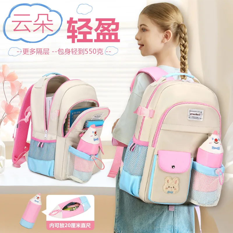 

Children School Bags For Girls Kids Satchel Primary Orthopedic School Backpacks Princess Backpack Book bag Schoolbag knapsack