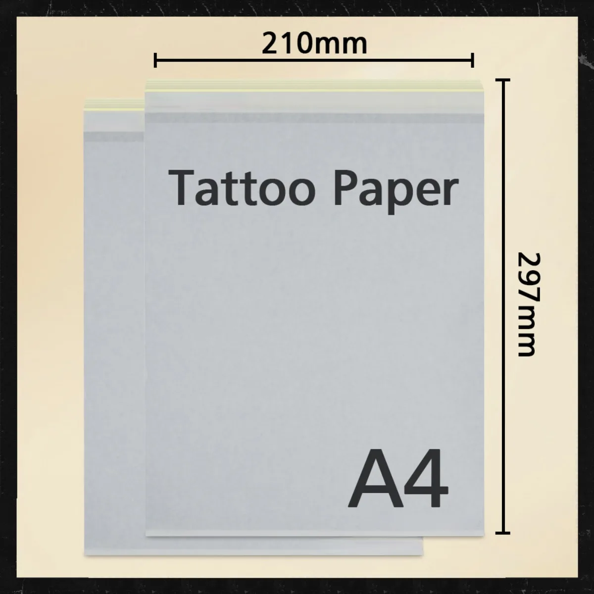 Tattoo Transfer Paper 10 Sheets A4 Size Thermal Stencil Transfer Paper for Tattoo Transfer Machine Copy Paper DIY Tattoo Pattern