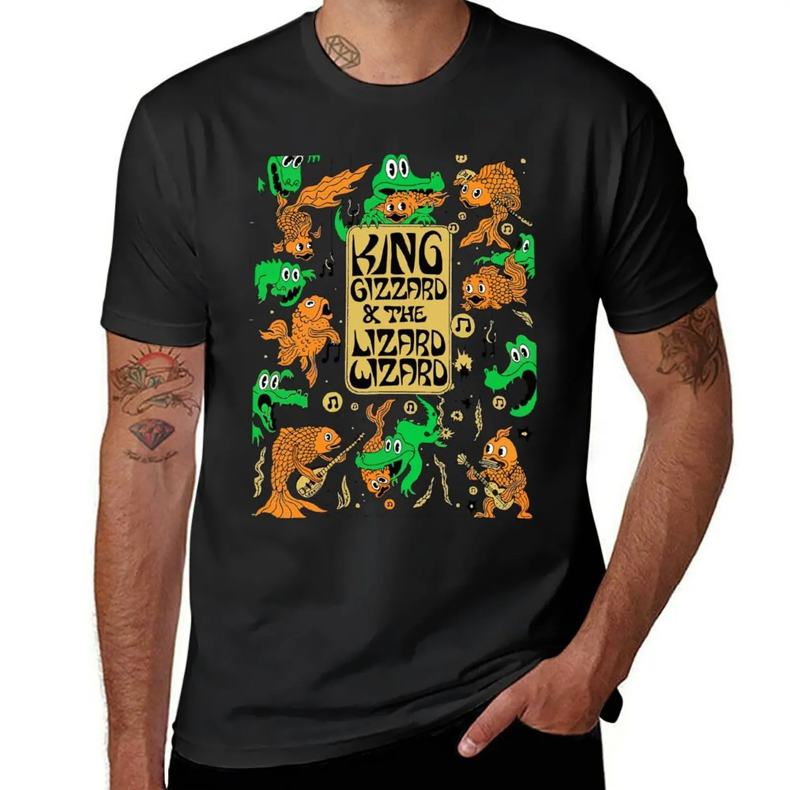 

King Gizzard and the Lizard Wizard Art T-Shirt shirts graphic tees graphics men t shirt