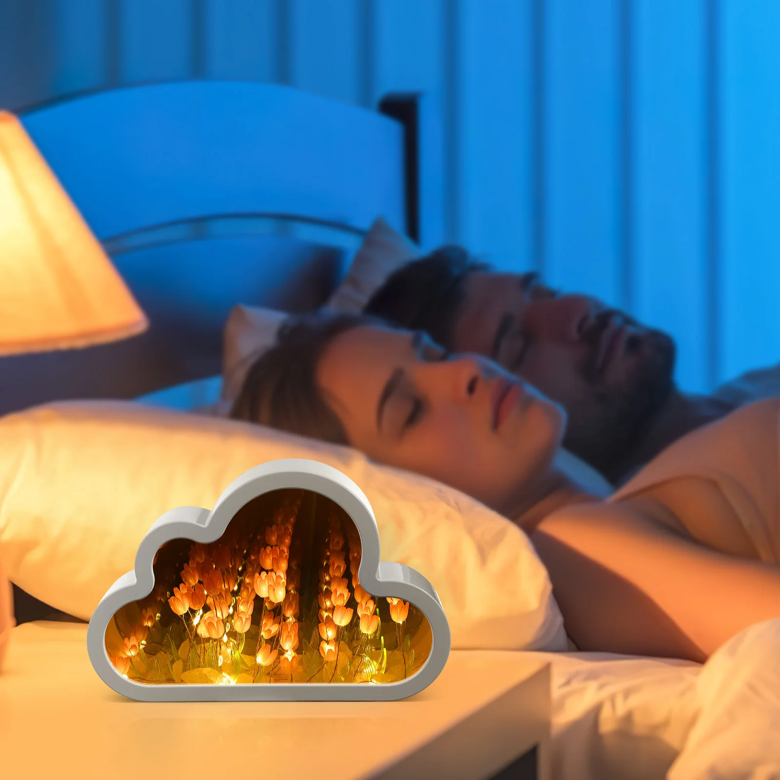 

Night Lamp Tulip Lamp Cloud Lamp Flower Lamp Cloud Light Cloud Mirror Light Night Lamp For Bedroom Night Lamps For Nightstand