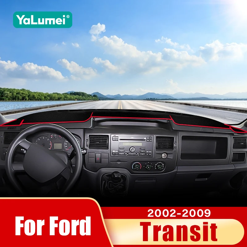 

For Ford Transit 2002 2003 2004 2005 2006 2007 2008 2009 Car Dashboard Sun Shade Cover Instrument Desk Non-slip Pad Accessories