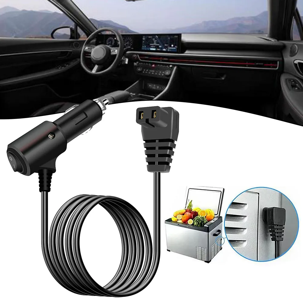 300cm Car Refrigerator Charging Cable/extension Cable Power Cord 16AWG 15A Car CigaretteLighter Adapter Fridge Heater Cable