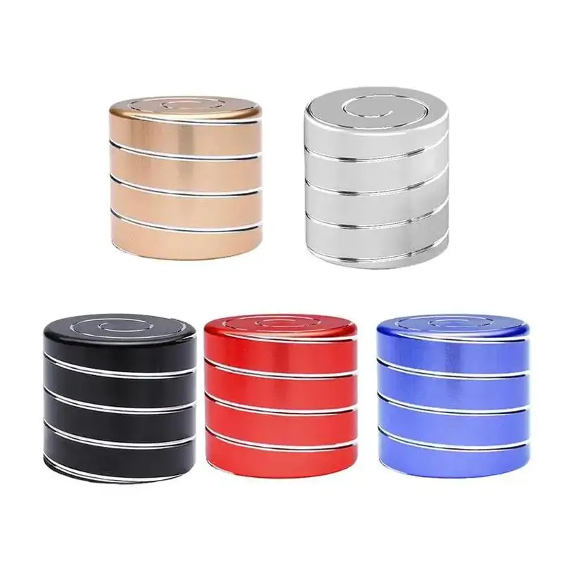 Kinetic Spinner Cylinder (38*35MM) Optical Illusion Desk Stress Relief Gadgets for Office Desktop Gyroscope Gifts Adults Teens