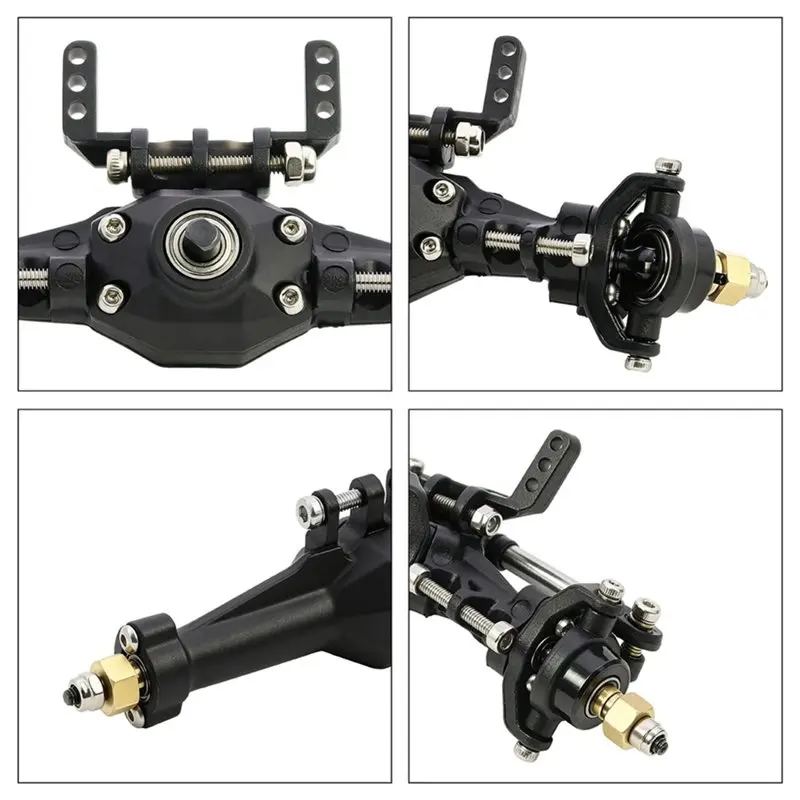 AS96-Metal Straight Axle For 1/18 TRX4M RC Car Front Rear Upgrades Parts Accessories