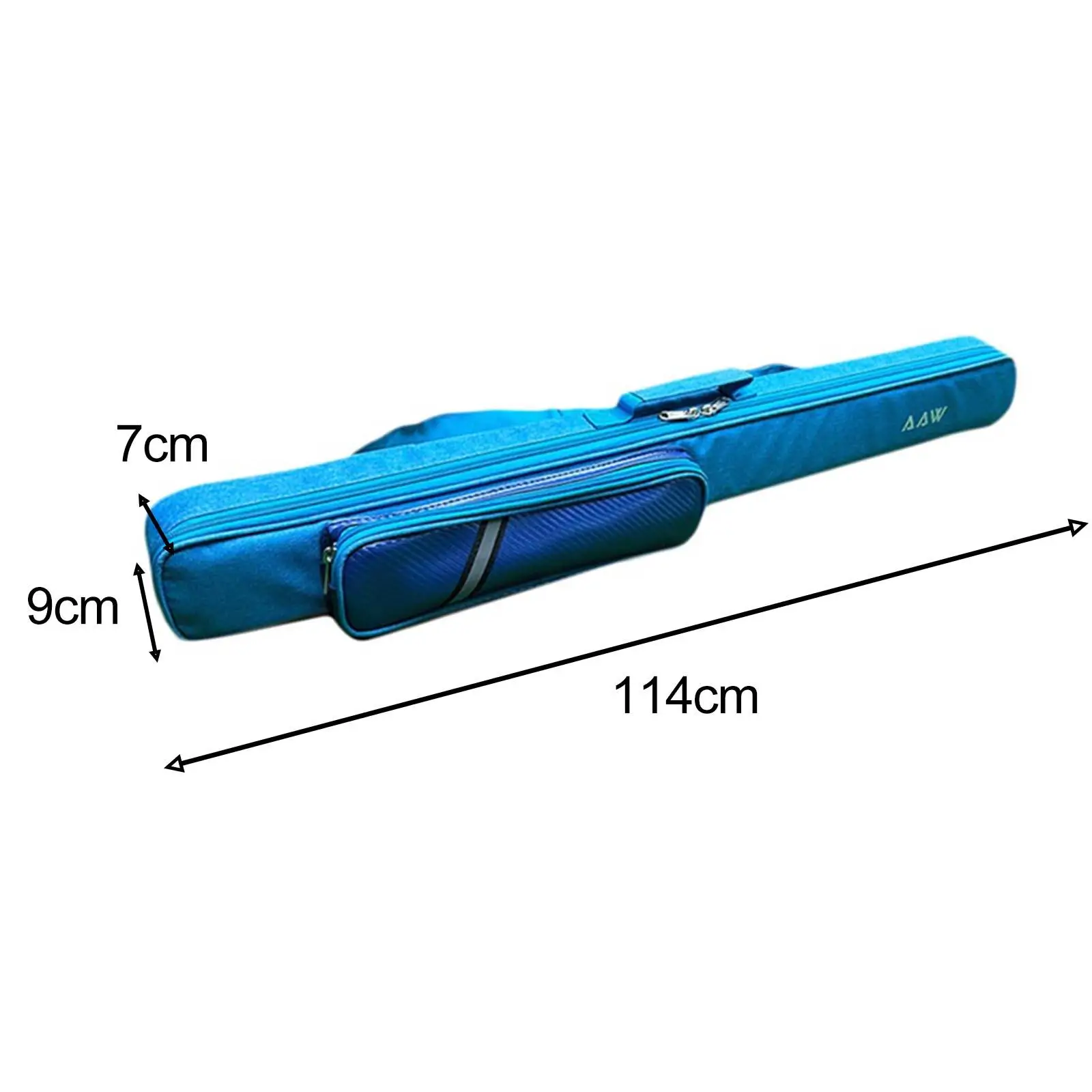 Billiards Pool Cue Case 1/2 Snooker Billiard Cue Case Dustproof Wear Resistant Lightweight Protective Portable Handle Carry Bag