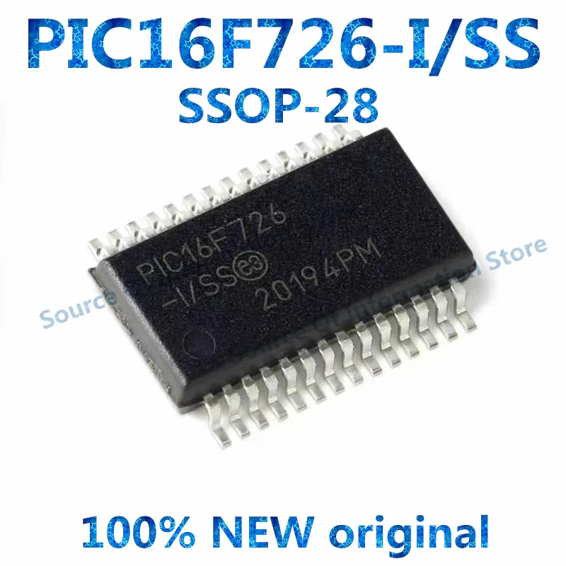 

PIC16F726 PIC16F726-I/SS SSOP-28 Microcontroller Chip 100% New