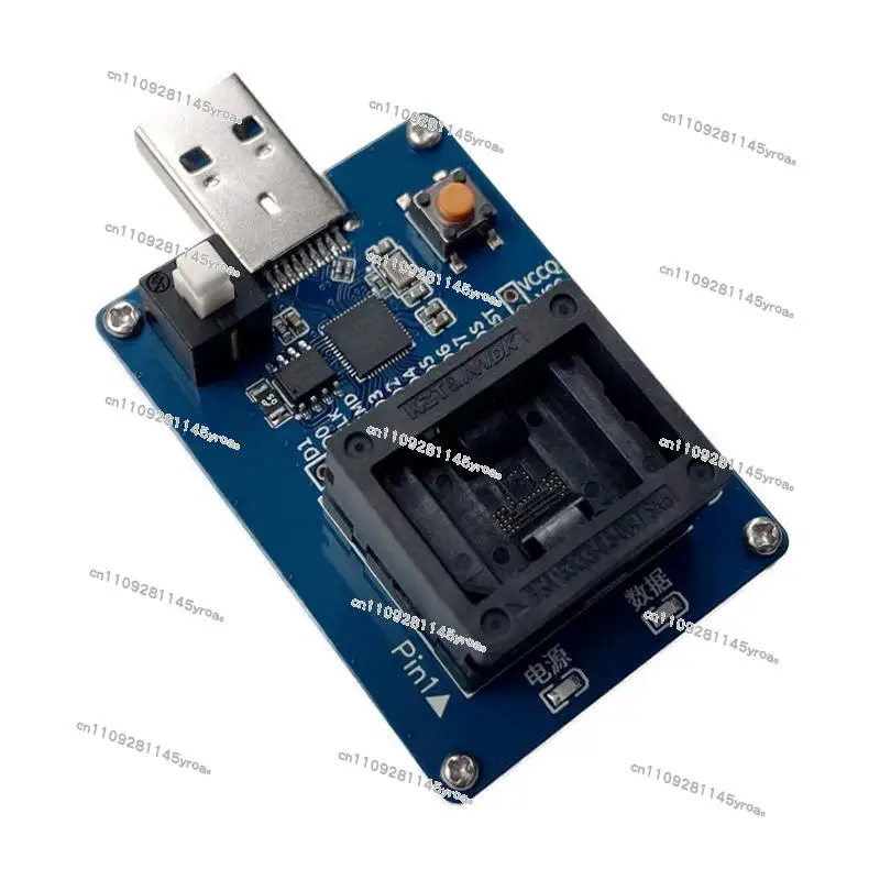 For EMMC153 Burning Socket To USB 3.0 Mirror Read/write EMMC Chip Test BGA153 Test Socket GL3224E
