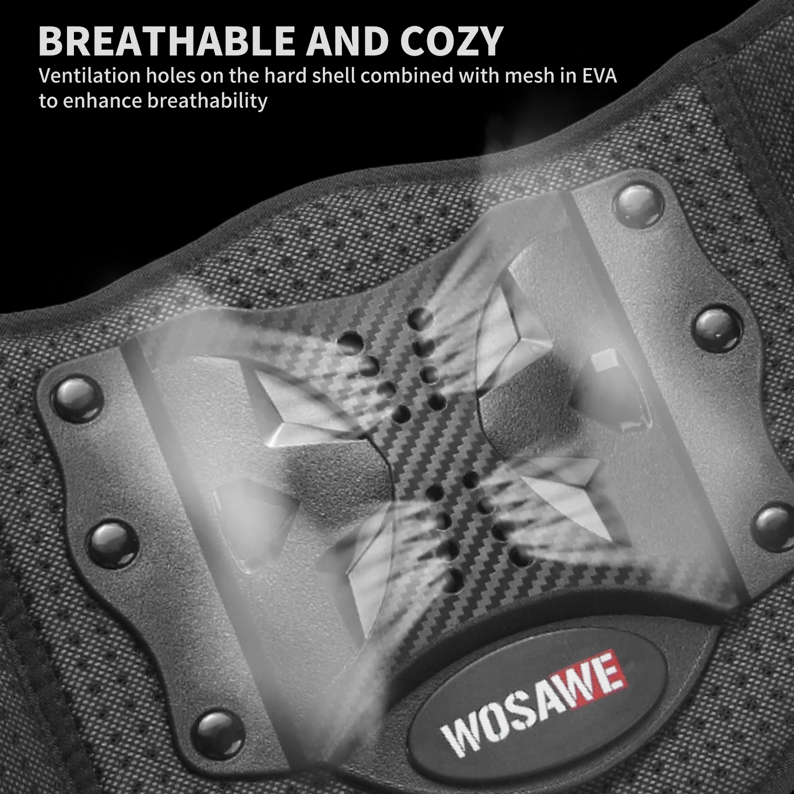 WOSAWE Adjustable Motorcycle Waist Support Belt Unisex Breathable EVA Motorbike Motocross Cycling Lumbar Kidney Support Belt view 4