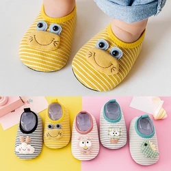 Spring and Autumn Boys and Girls Cartoon Cute Non-slip Glue Comfortable Indoor Soft Soled Baby Walking Shoes