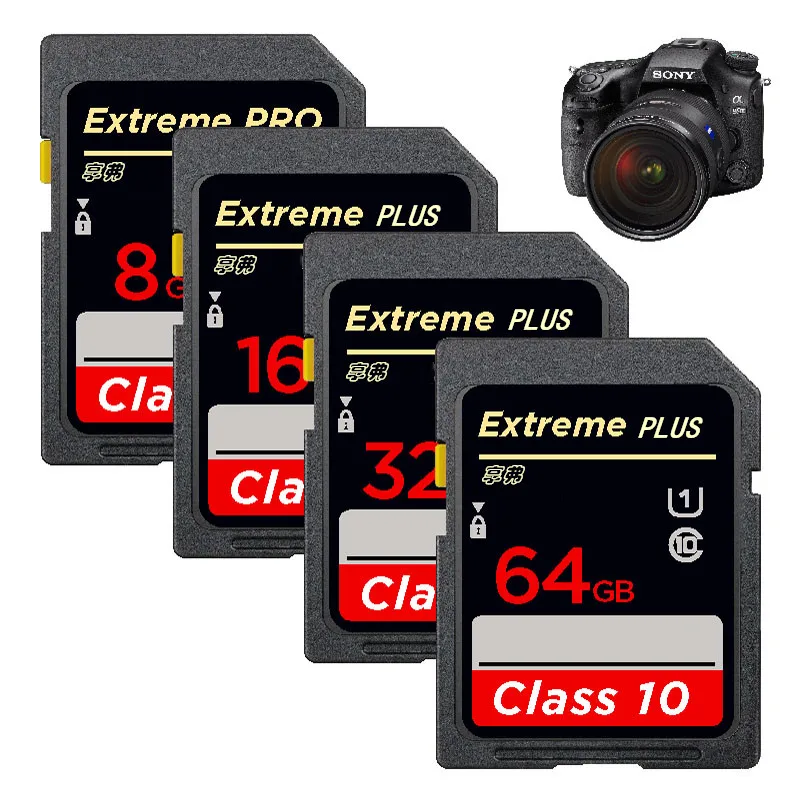 High speed Class 10 SD Card 8GB 16GB 32GB 64GB 128GB 256GB carte sd Memory Card SDA1HC SDA1XC Flash usb stick sdcards For Camera