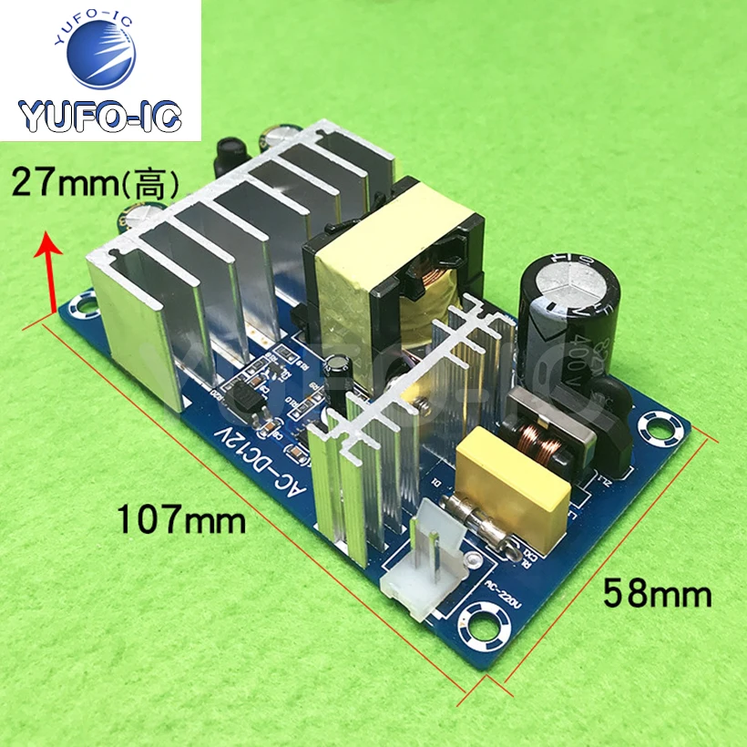 Free Ship 3pcs AC -DC Switching Power Supply Module 100W High Power 12v8a Switch Power Supply Board Bare Board x-0.12