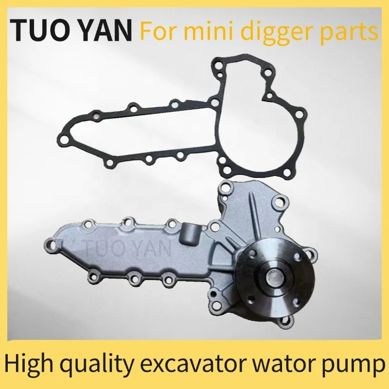 Ready Stock Mini Excavator Engine Parts Water Pump for Kubota U30 Mini Digger Spare Parts for  Vio 30 Engine Water Pump