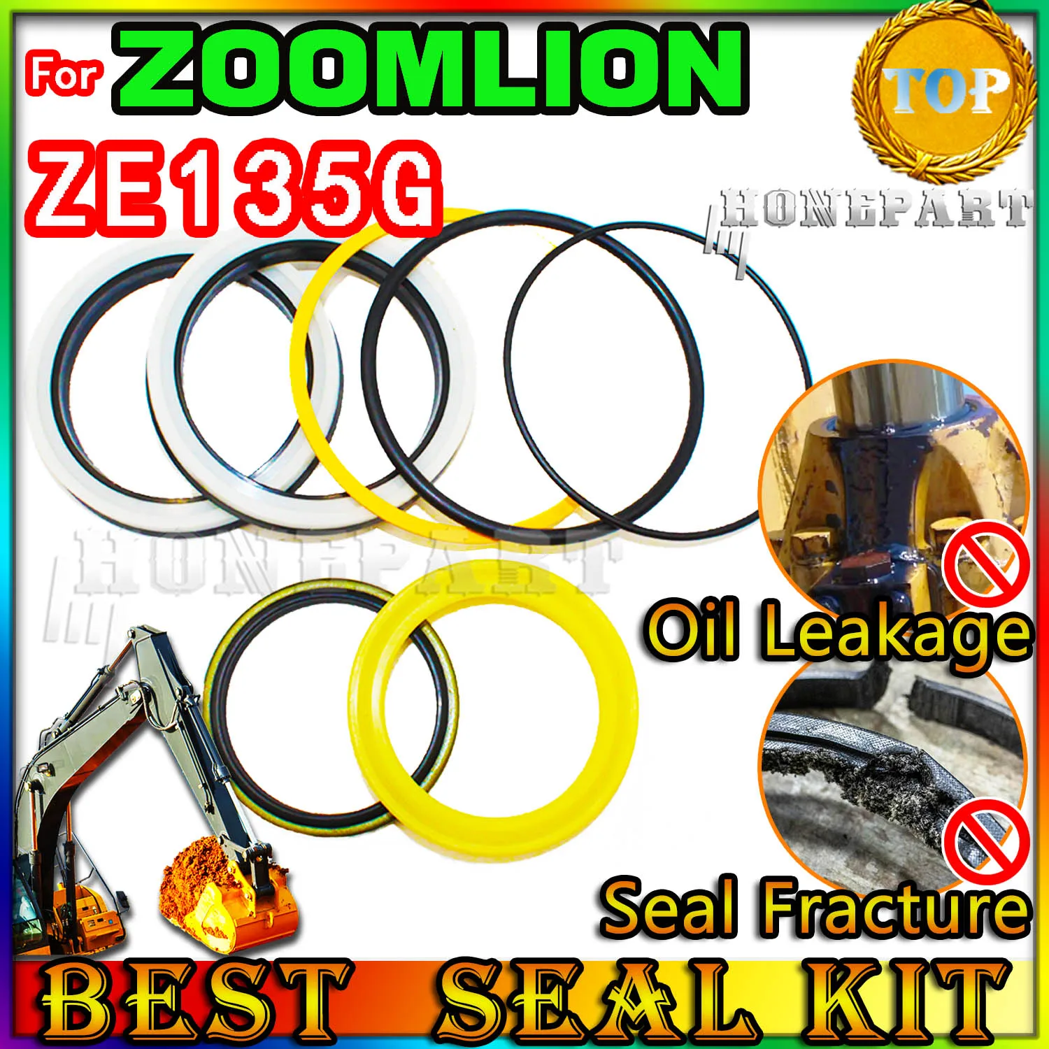 

Для ZOOMLION ZE135G Ремкомплект сальника экскаватора Нитрил NBR Нок Шайба Skf Сервис Оригинальное качество Гусеница Лопата Молоток Инструмент