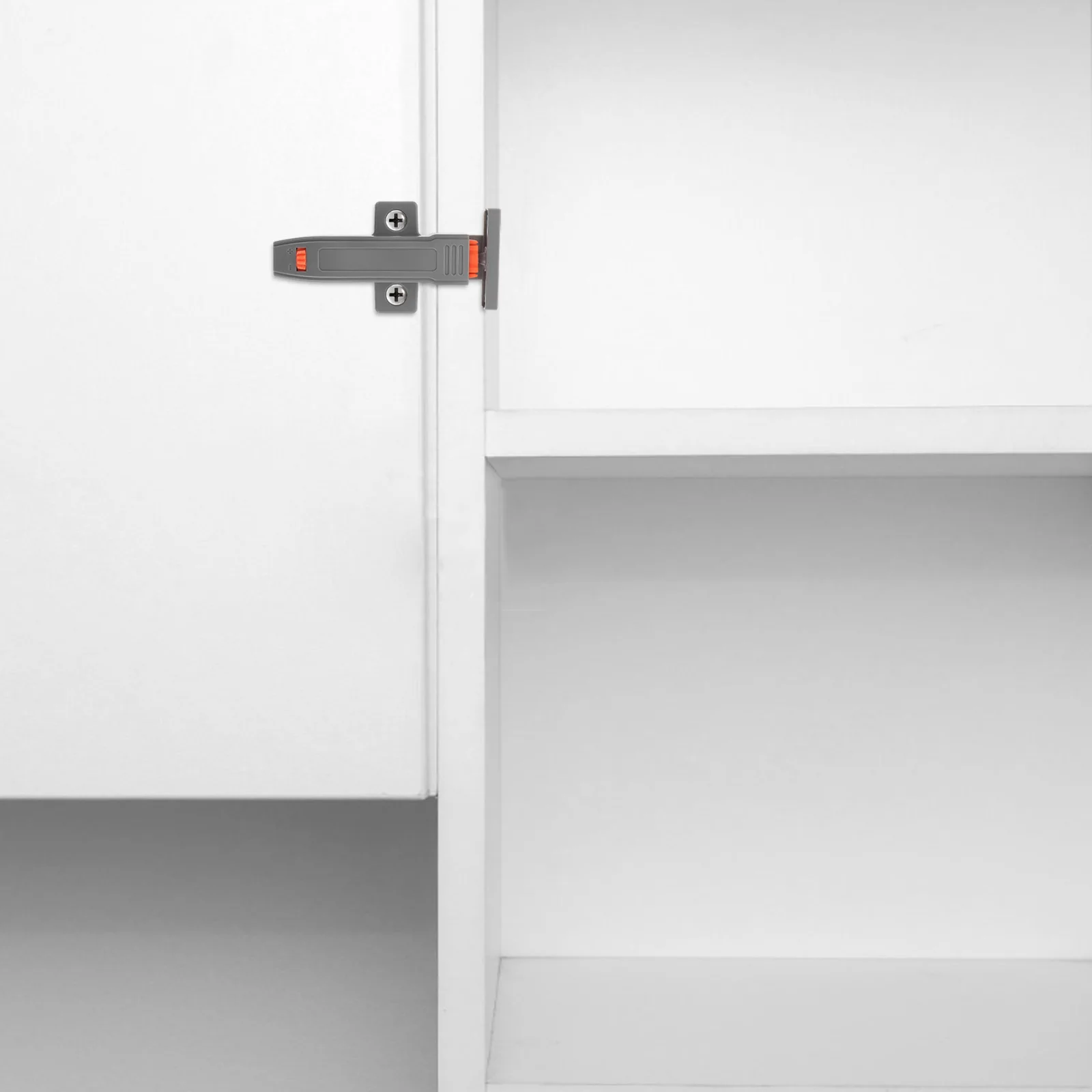 

2Pcs Heavy Duty Cabinet Door Latch Push to Open Adjustable Rebound Self Closing Touch Catch Hidden for Kitchen Wardrobe Rv