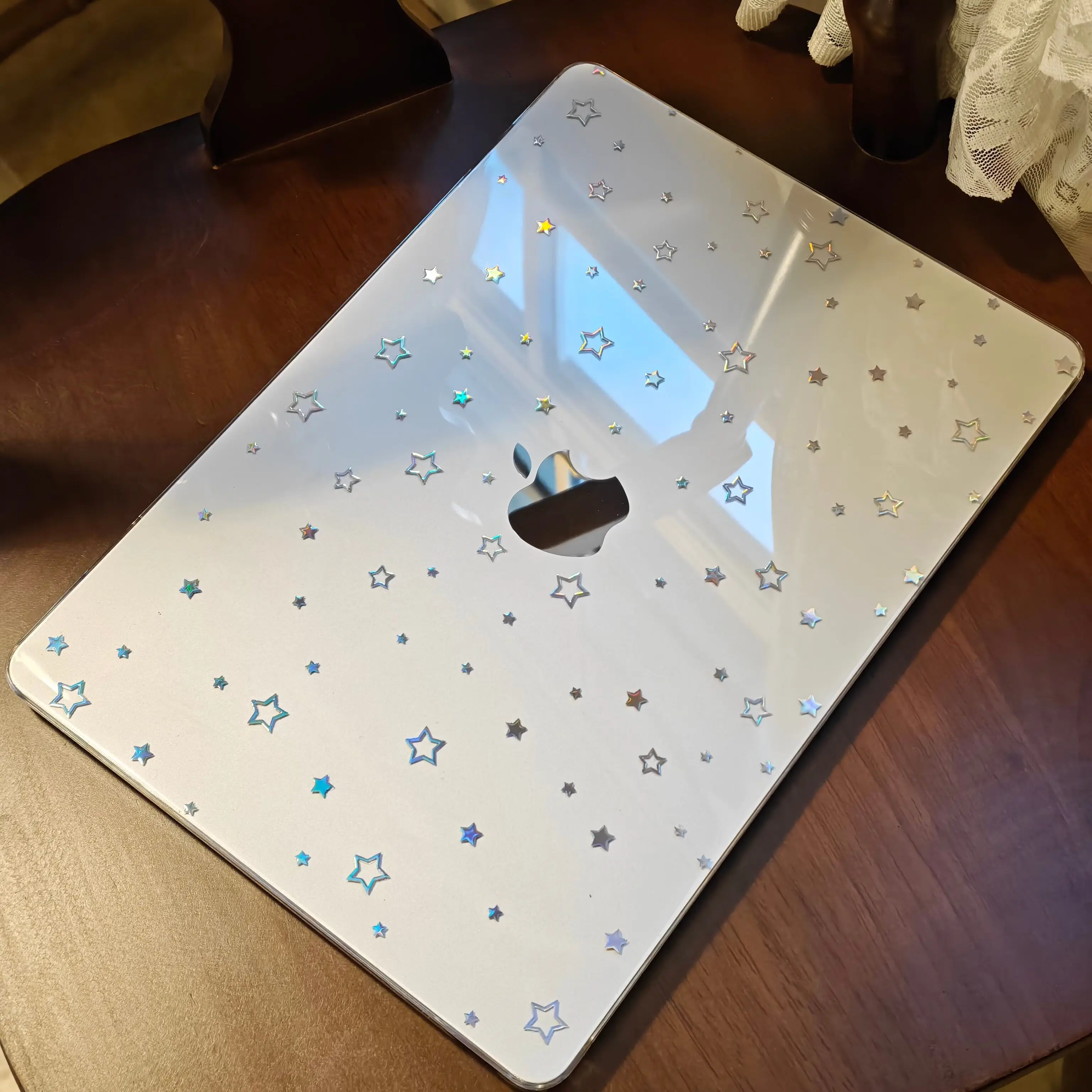Full Screen Star Crystal Laptop Case For Macbook Air 13.6 M4 NEO 15 M3 Hard Cover For Mac Book Pro 13 M1 M2 14 M4 M5 16 Cover