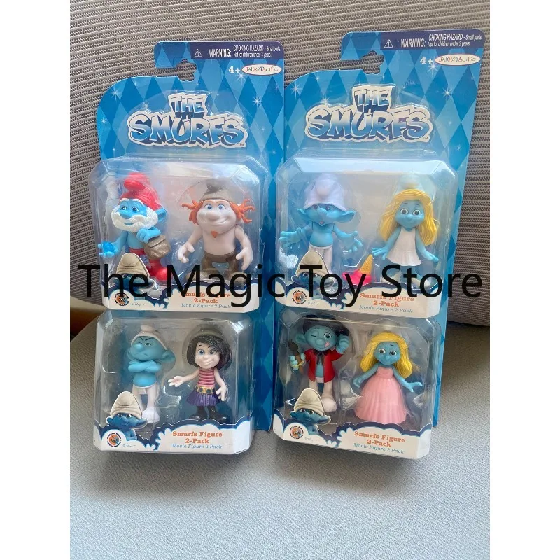 Original Smurfs Animated Mushroom House Figurine, Decorative Ornament, Collectible, Pretend Play, Nostalgic Gift view 2
