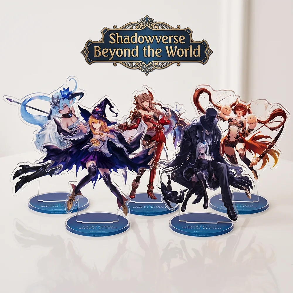 Anime Shadowverse Beyond The World Barbaros Dorothy 15CM Acrylic Stand Keychain Cosplay Character Model Desk Decor Gifts