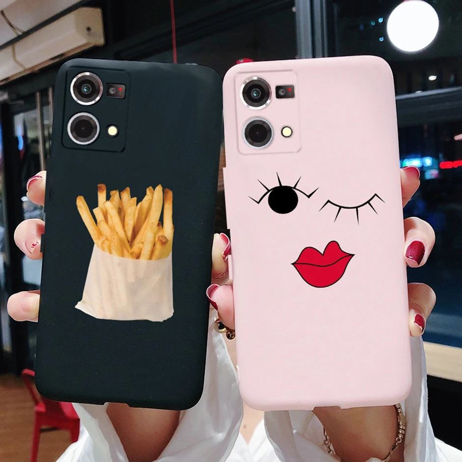 Funda mate para OPPO Reno 7 Reno 8 4G, carcasa de teléfono de dibujos animados para OPPO Reno7 5G, bolsa OPPO F21 Pro, Funda parachoques
