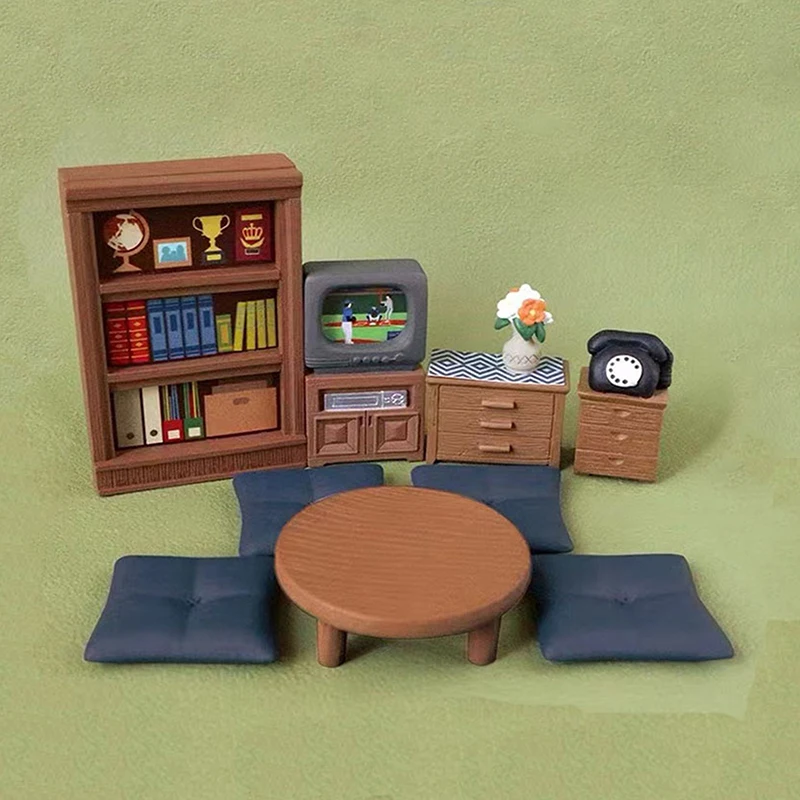 1Pc Dollhouse Miniature Simulation Furniture Model Modern Art Mini Ornament Doll House Resin Home Scene Decoration Accessories