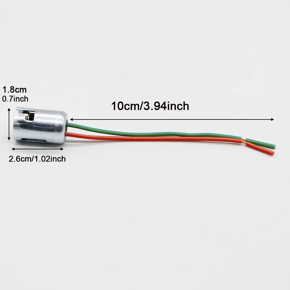 YSY 2PCS LED light Female Socket 1156 BA15S P21W 1157 BAY15D P21/5W Adapter Base Connector