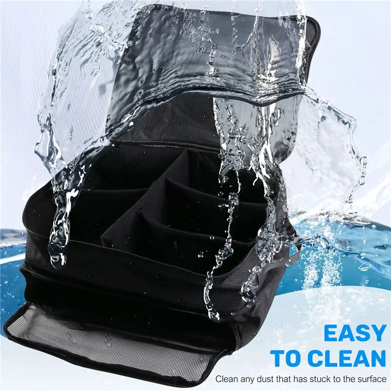Golf Trunk Organizer With Shoe Storage, Waterproof Car Trunk Locker Storage Box For Golf Accessories-A00E