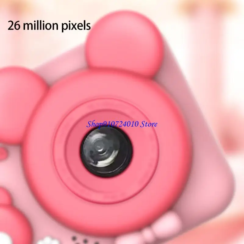 77HD Słodki kreskówkowy aparat cyfrowy z odłączonym stojakiem wysoko defination z przodu