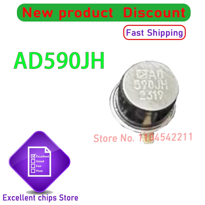 

1PCS-50PCS/LOT AD590JH AD590 TO-52 New Original