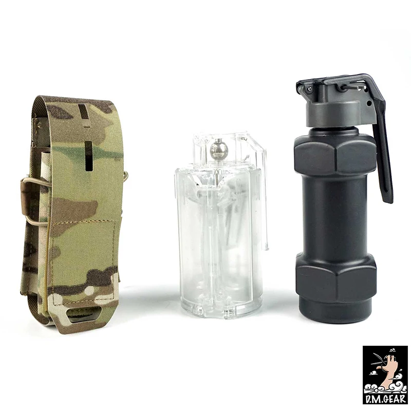 Tactical Pouch Flashbang Granada Grenade Smoke Dummy MOLLE Bag Magazine Holder Modular Hunt Airsoft Equipment Accessory Wargame