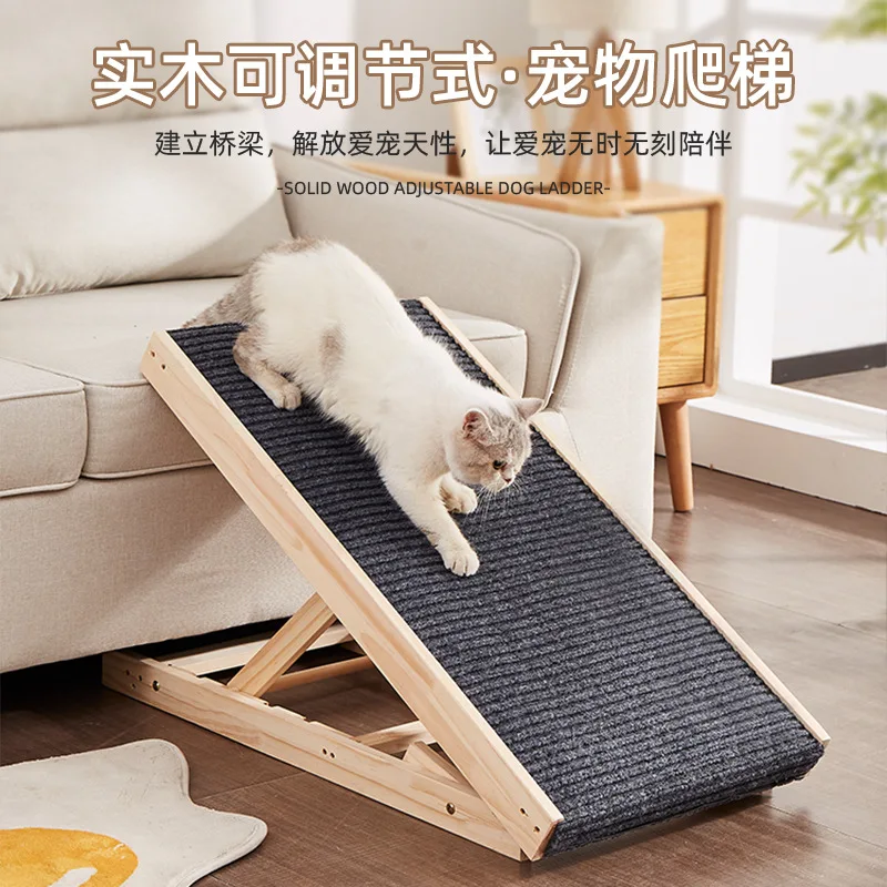 

Pet stairs, sloping stairs, elderly dogs climbing stairs, cats using bed side ladders, getting off beds, folding small dogs