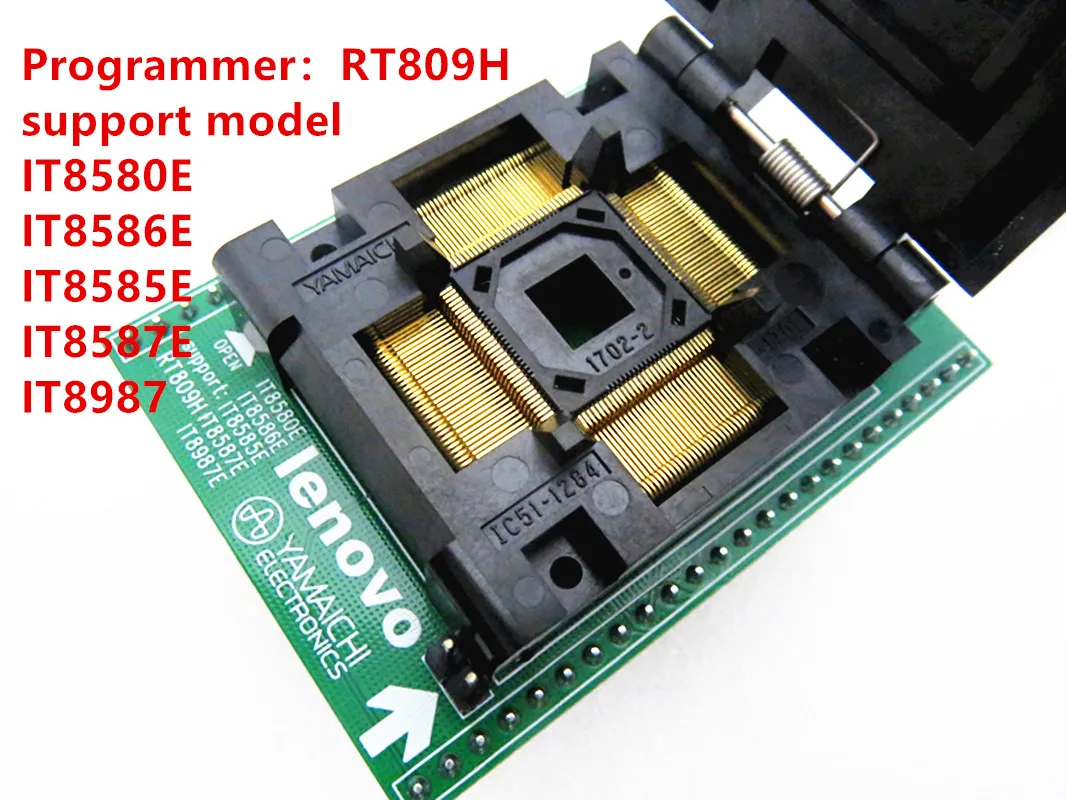 RT809H IT8580E IT8586E IT8585E IT8587E IT8987E QFP128 ICsocket Program burning programming test Test stand