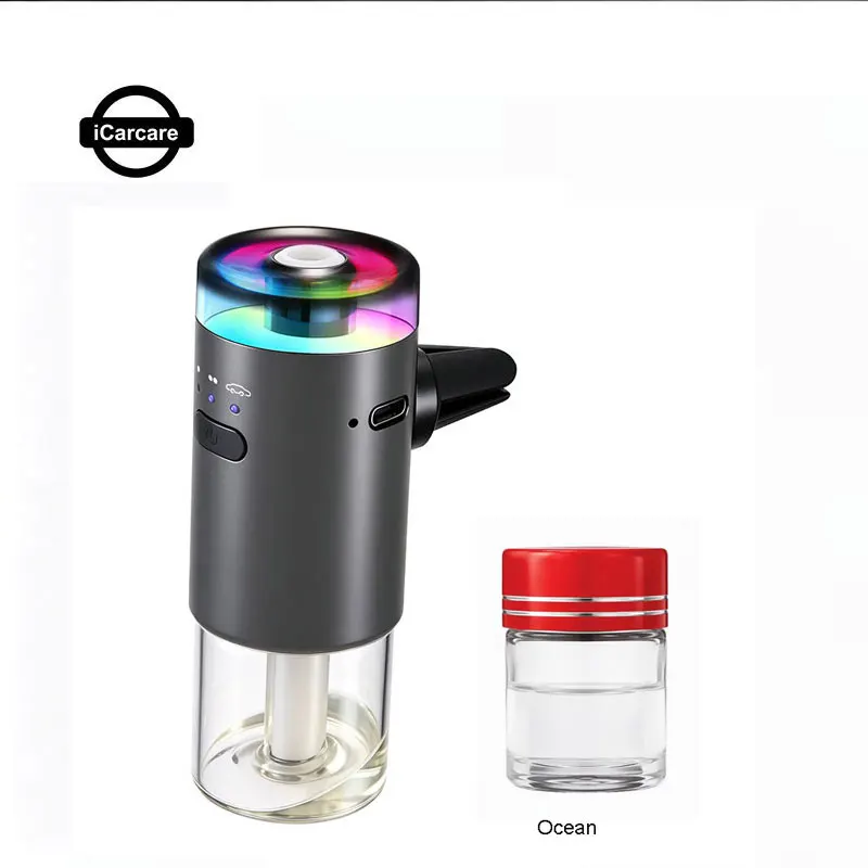 Flavoring For Car Air Vent Outlet Odor Car Air Freshener Spray Air Fresh Room Fragrance Diffuser With Essential Oil Grey Red